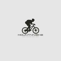 mountainbike logo vector