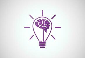 laag poly en creatief menselijk geest hersenen technologie logo ontwerp, vector ontwerp concept