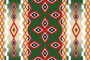 patronen voor groen en geel achtergronden, tapijten, behang, kleren, omslagen, batik, stoffen, sarongen. vector borduurwerk patroon.