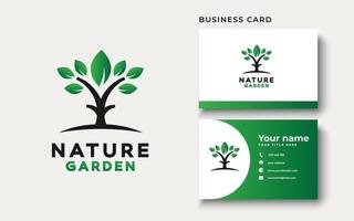 groene tuin logo ontwerp inspiratie vector