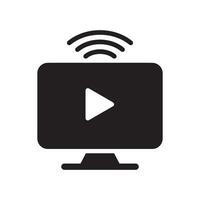 video streaming icoon vector ontwerp illustratie