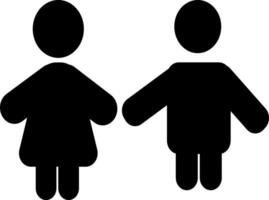 mannen en Dames icoon symbool illustratie, mannen en Dames teken illustratie, geslacht icoon symbool illustratie, persoon mensen icoon teken, mannetje en vrouw silhouet icoon symbool pictogram clip art vector