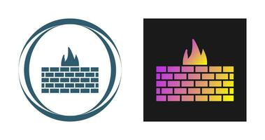 firewall vector pictogram