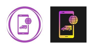 online logistiek vector icoon