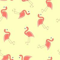 schattige naadloze flamingo patroon vectorillustratie vector