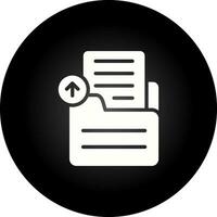 document uploaden vector icoon