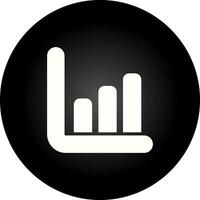 tabel histogram vector icoon