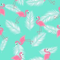 schattige naadloze flamingo patroon vectorillustratie vector