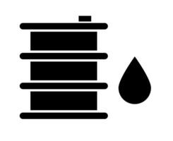 brandstof trommel en olie. petroleum en ruw olie. vector. vector