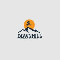 mountainbike logo vector