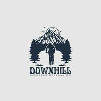 mountainbike logo vector