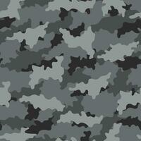 abstract grijs camouflage naadloos patroon vector modern leger achtergrondkleur. sjabloon gedrukt textiel kleding stof.