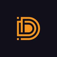 letter d logo pictogram ontwerpsjabloon elementen vector