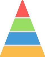 piramide vector icoon ontwerp