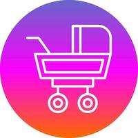 baby buggy vector icoon ontwerp