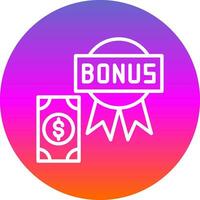 bonus vector icoon ontwerp