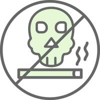 roken doodt vector icoon ontwerp