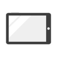 cartoon vector illustratie geïsoleerde object elektronisch gadget tablet