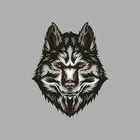 het beste illustratie van wild wolf voor mascotte, logo of sticker vector