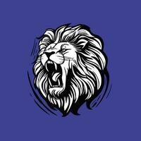 het beste illustratie van leeuw koning voor mascotte, logo of sticker vector