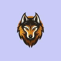 het beste illustratie van wild wolf voor mascotte, logo of sticker vector