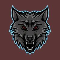 het beste illustratie van wild wolf voor mascotte, logo of sticker vector