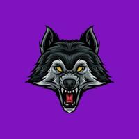 het beste illustratie van wild wolf voor mascotte, logo of sticker vector