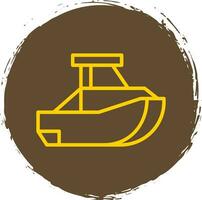 speelgoed- boot vector icoon ontwerp