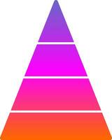 piramide vector icoon ontwerp