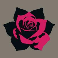 gemakkelijk vector roos logo bloem
