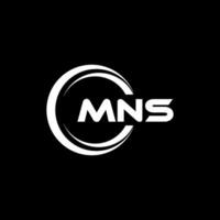 mns logo ontwerp, inspiratie voor een uniek identiteit. modern elegantie en creatief ontwerp. watermerk uw succes met de opvallend deze logo. vector