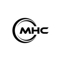 mhc logo ontwerp, inspiratie voor een uniek identiteit. modern elegantie en creatief ontwerp. watermerk uw succes met de opvallend deze logo. vector