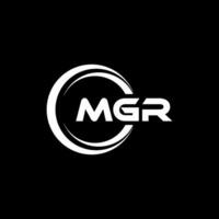 mgr logo ontwerp, inspiratie voor een uniek identiteit. modern elegantie en creatief ontwerp. watermerk uw succes met de opvallend deze logo. vector