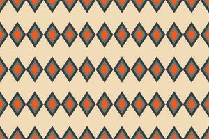 etnisch ikat kleding stof patroon meetkundig stijl.afrikaans ikat borduurwerk etnisch oosters patroon bruin room achtergrond. abstract,vector,illustratie.textuur,kleding,lijst,decoratie,tapijt,motief. vector