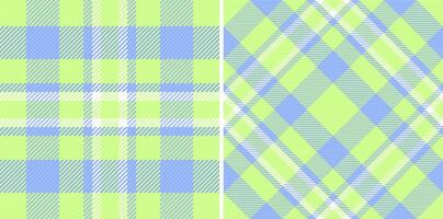 vector plaid structuur van kleding stof textiel achtergrond met een Schotse ruit naadloos patroon controleren.