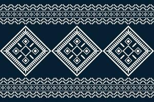 etnisch ikat kleding stof patroon meetkundig stijl.afrikaans ikat borduurwerk etnisch oosters patroon blauw achtergrond. abstract,vector,illustratie.textuur,kleding,lijst,decoratie,tapijt,motief. vector