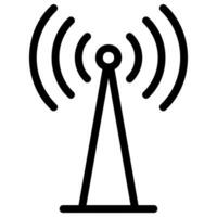 Wifi toren lijn icoon vector