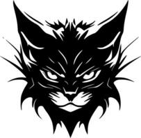 wilde kat - hoog kwaliteit vector logo - vector illustratie ideaal voor t-shirt grafisch