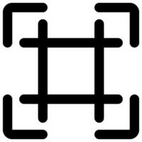 focus glyph-pictogram vector