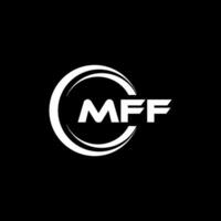 mff logo ontwerp, inspiratie voor een uniek identiteit. modern elegantie en creatief ontwerp. watermerk uw succes met de opvallend deze logo. vector
