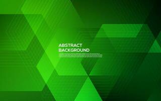 abstract groen helling diagonaal licht en lijn zeshoek vorm decoratie achtergrond. eps10 vector