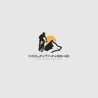 mountainbike logo vector