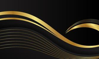 luxe achtergrond ontwerp vector. abstract gouden achtergrond ontwerp vector