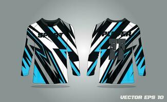 abstract getextureerde sport- Jersey ontwerp t-shirt voor racen, Amerikaans voetbal, gamen, motorcross, wielersport. mockup vector ontwerp sjabloon.