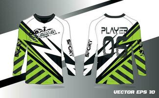 abstract getextureerde sport- Jersey ontwerp t-shirt voor racen, Amerikaans voetbal, gamen, motorcross, wielersport. mockup vector ontwerp sjabloon.