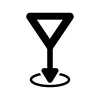 plaats vector icoon. punt illustratie teken. positie symbool. plaats logo.