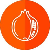 granaatappel vector icoon ontwerp