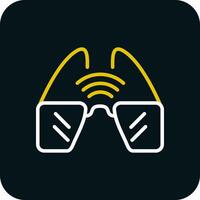 slim bril vector icoon ontwerp
