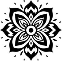 mandala - minimalistische en vlak logo - vector illustratie