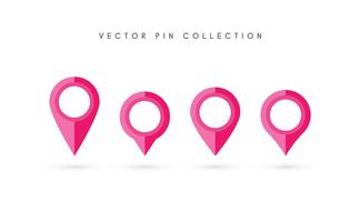 Locatie pin. Kaart pin plat pictogram vector ontwerp.